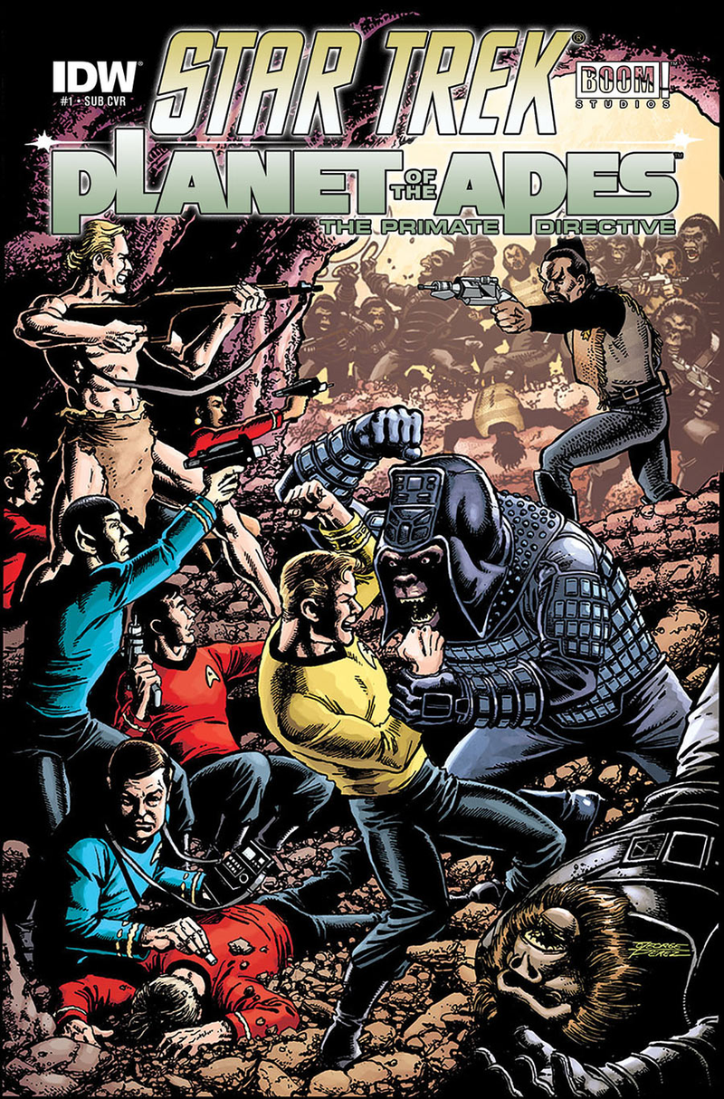 Illustration for article titled Star Trek's latest comic crossover begins this December